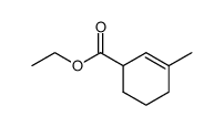 3-methyl-cyclohex-2-enecarboxylic acid ethyl ester结构式