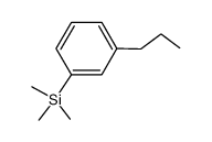 trimethyl(3-propylphenyl)silane Structure