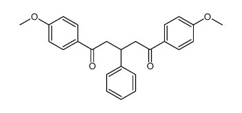 1,5-bis(4-methoxyphenyl)-3-phenylpentane-1,5-dione结构式