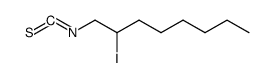 2-iodo-1-isothiocyanato-octane Structure