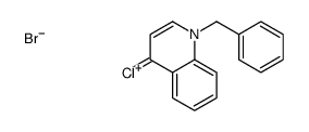 1-benzyl-4-chloroquinolin-1-ium,bromide Structure