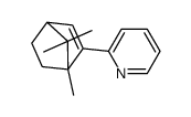 2-(1,7,7-trimethylbicyclo[2.2.1]hept-2-en-2-yl)pyridine Structure