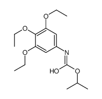propan-2-yl N-(3,4,5-triethoxyphenyl)carbamate结构式
