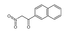 1-(naphthalen-2-yl)-2-nitroethanone Structure