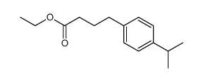 4-(4-isopropyl-phenyl)-butyric acid ethyl ester Structure