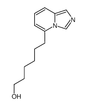 5-(6-hydroxyhexyl)imidazo(1,5-a)pyridine结构式