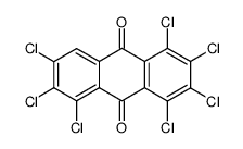 1,2,3,4,5,6,7-heptachloro-anthraquinone结构式