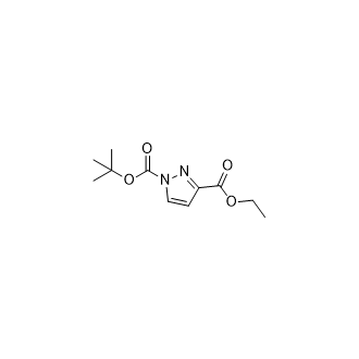 1-(tert-Butyl) 3-ethyl 1H-pyrazole-1,3-dicarboxylate Structure