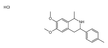 6,7-dimethoxy-1-methyl-3-(4-methylphenyl)-1,2,3,4-tetrahydroisoquinoline,hydrochloride结构式