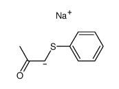 sodium salt of phenylthioacetone结构式