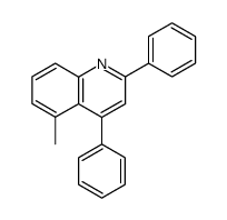 5-methyl-2,4-diphenylquinoline结构式