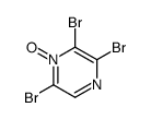 2,3,6-tribromo-1-oxidopyrazin-1-ium结构式