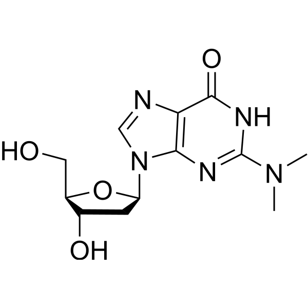 2’-Deoxy-N2,N2-dimethylguanosine Structure