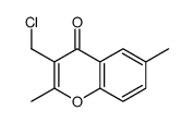 3-(chloromethyl)-2,6-dimethylchromen-4-one Structure