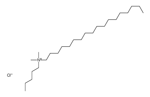 dimethyl-octadecyl-pentylazanium,chloride Structure