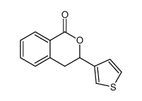 3-thiophen-3-yl-3,4-dihydroisochromen-1-one Structure