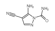 1H-Pyrazole-1-carboxamide,5-amino-4-cyano-结构式
