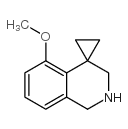 5'-METHOXY-2',3'-DIHYDRO-1'H-SPIRO[CYCLOPROPANE-1,4'-ISOQUINOLINE] Structure