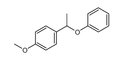 1-methoxy-4-(1-phenoxyethyl)benzene结构式