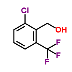 2-氯-6-(三氟甲基)苄醇结构式