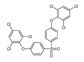 1,3,5-trichloro-2-[4-[4-(2,4,6-trichlorophenoxy)phenyl]sulfonylphenoxy]benzene Structure