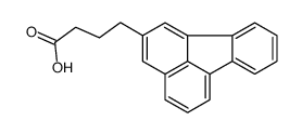 4-fluoranthen-2-ylbutanoic acid Structure