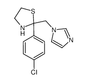 2-(4-chlorophenyl)-2-(imidazol-1-ylmethyl)-1,3-thiazolidine Structure
