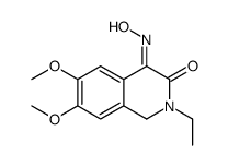 2-ethyl-4-hydroxyimino-6,7-dimethoxy-1H-isoquinolin-3-one Structure