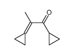 1-cyclopropyl-2-cyclopropylidenepropan-1-one结构式