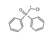 chloromethyldiphenylphosphine oxide Structure