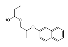 1-(2-naphthalen-2-yloxypropoxy)propan-1-ol结构式