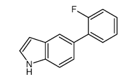 5-(2-Fluorophenyl)-1H-indole Structure