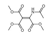 2-Acetylamino-3-methoxycarbonyl-but-2-enedioic acid dimethyl ester Structure