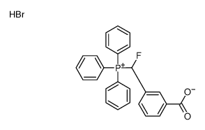 [(3-carboxyphenyl)-fluoromethyl]-triphenylphosphanium,bromide结构式