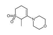 6-methyl-5-morpholin-4-yl-3,6-dihydro-2H-thiopyran 1,1-dioxide结构式