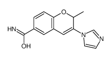 3-imidazol-1-yl-2-methyl-2H-chromene-6-carboxamide结构式