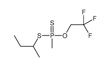 butan-2-ylsulfanyl-methyl-sulfanylidene-(2,2,2-trifluoroethoxy)-λ5-phosphane结构式