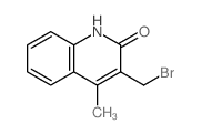 3-(bromomethyl)-4-methyl-1H-quinolin-2-one Structure