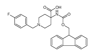 4-Piperidinecarboxylic acid, 4-[[(9H-fluoren-9-ylmethoxy)carbonyl]amino]-1-[(4-fluorophenyl)methyl]图片