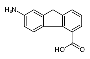 7-amino-9H-fluorene-4-carboxylic acid结构式