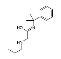 N-(2-phenylpropan-2-yl)-2-(propylamino)acetamide Structure