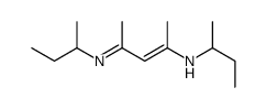 N-butan-2-yl-4-butan-2-yliminopent-2-en-2-amine结构式