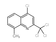 4-氯-8-甲基-2-三氯甲基喹啉结构式