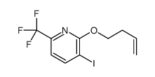 2-but-3-enoxy-3-iodo-6-(trifluoromethyl)pyridine结构式