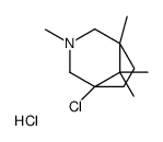 5-chloro-1,3,8,8-tetramethyl-3-azoniabicyclo[3.2.1]octane,chloride Structure