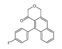 5-(4-fluorophenyl)-1H-benzo[g]isochromen-4-one结构式