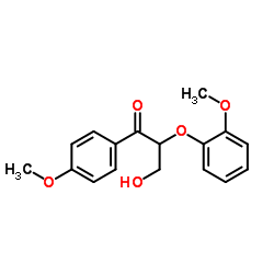 3-Hydroxy-2-(2-methoxyphenoxy)-1-(4-methoxyphenyl)propan-1-one picture