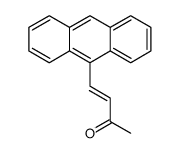 4-anthracen-9-ylbut-3-en-2-one Structure