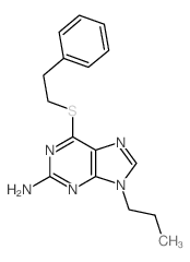 6-phenethylsulfanyl-9-propyl-purin-2-amine picture