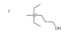 diethyl-(3-hydroxypropyl)-methylazanium,iodide结构式